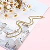 304 Stainless Steel Diamond Cut Cuban Link Chain Necklaces NJEW-JN03367-03-4