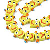 Handmade Bumpy Lampwork Beads Strands LAMP-N021-035D-3