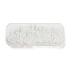 Cat Shape Quicksand DIY Silhouette Silicone Mold DIY-K067-02A-4