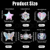 1640Pcs 6 Styles Acrylic Beads TACR-CA0001-32-2