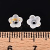 Frosted Transparent Acrylic Beads OACR-N137-72A-4