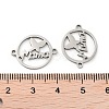 Tarnish Resistant 201 Stainless Steel Connector Charms STAS-A090-21P-3