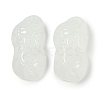 Spray Painted Imitation Jade Glass Beads GLAA-Z007-01F-1