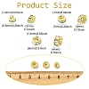 30Pcs 3 Styles 316 Surgical Stainless Steel Rhinestone Spacer Beads STAS-CJ0003-64-2