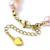 Glass Imitation Pearl Beaded Bracelets for Women BJEW-JB10034-02-4
