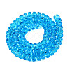 Transparent Glass Beads Strands GLAA-Q114-01A-A08-2