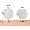 Tibetan Style Flat Round Alloy Big Pendant Cabochon Settings LS-X-TIBEP-Q049-09AS-RS-3