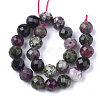 Natural Multicolor Tourmaline Beads Strands G-S345-8mm-001-2