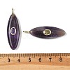 Natural Amethyst Pendants G-D357-01B-3