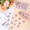 50Pcs 1-Hole Cloth Buttons DIY-GF0008-50B-3