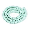Opaque Solid Color Glass Beads Strands GLAA-N026-3x6mm-14-2