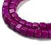 Synthetic Turquoise Beads Strands TURQ-G108-4x4mm-02-3
