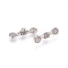 Tibetan Style Alloy Toggle Clasps TIBE-L003-015AS-5