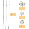DIY Brass Chain Extender/End Chains Making Kits DIY-FS0005-61P-4