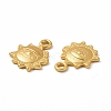 Rack Plating Alloy Pendants PALLOY-I215-03G-4