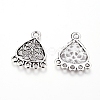 Tibetan Style Alloy Chandelier Components TIBE-G019-03AS-2