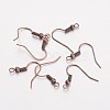 Brass Earring Hooks X-EC135Y-NFR-1