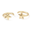 Brass Cuff Earrings EJEW-L234-032G-1