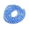 Transparent Glass Beads Strands EGLA-A035-T4mm-D14-2