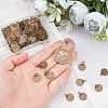 100Pcs Brass Stamping Blank Tag Charms KK-FH0002-60AB-4