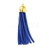 (Defective Closeout Sale: Oxidized) Golden Brass Suede Tassels Big Pendants FIND-XCP0001-14-2