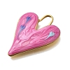 304 Stainless Steel Enamel Pendants STAS-Z163-23G-02-2