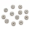 Iron Crystal Rhinestone Spacer Beads RB-A007-6MM-N-2