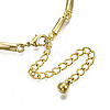 Electroplated Alloy Link Bracelets BJEW-T012-010-RS-2