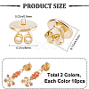 20Pcs 2 Colors Brass Ear Nuts KK-SC0003-12-2