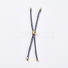 Nylon Twisted Cord Bracelet Making MAK-F018-07G-RS-2