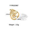 304 Stainless Steel Cuff Rings for Women CD9702-4-2