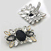 Alloy Glass Detachable Shoe Buckle Clips FIND-WH0423-73P-02-4