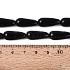 Opaque Glass Beads Strands GLAA-Q113-03A-CM-5