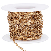 10M PVD Vacuum Plating 304 Stainless Steel Paperclip Chains CHS-BBC0001-07-1