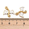 304 Stainless Steel Enamel Pendants STAS-G370-01G-03-3