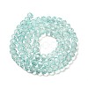 Transparent Baking Paint Glass Beads Strands LS-DGLA-A034-T6mm-D01-2