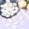 40Pcs 8 Styles Funny Opaque Resin Cabochons RESI-SC0036-69-5