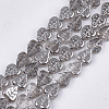 Electroplate Glass Beads Strands EGLA-T017-05-2