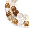 Watermelon Stone Glass Beads Strands G-L621-B03-6mm-4