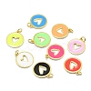 Brass Enamel Pendants KK-M207-D02-1