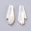 Natural White Shell Mother of Pearl Shell Pendants SSHEL-L017-011-1