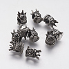 Ion Plating(IP) 304 Stainless Steel European Beads STAS-J022-113AS-2