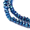 Electroplate Glass Beads Strands EGLA-F149-FP-05-3