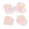 Transparent Spray Paint Glass Beads GLAA-H035-03D-1