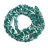 Electroplate Transparent Glass Beads Strands LS-GLAA-N021-4mm-05-2