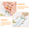 6Pcs 6 Colors Cell Phone Strap Imitation Jade Lotus Seed Pod Pendant HJEW-OC0001-28-4