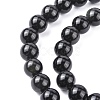 Natural Obsidian Bead Strands X-G-R173-8mm-02-2