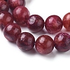 Natural Thulite Beads Strands G-D0006-C16-8mm-3