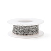 Tarnish Resistant 304 Stainless Steel Cable Chains CHS-C002-03P-3