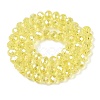 Electroplate Glass Beads Strands X-EGLA-A044-T8mm-B29-3